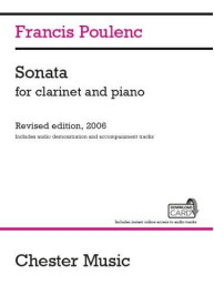 Francis Poulenc: Sonata For Clarinet And Piano (Audio Edition) (noty na klarinet, klavír)