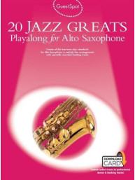 Guest Spot: 20 Jazz Greats Playalong For Alto Saxophone (noty na altsaxofon) (+audio)
