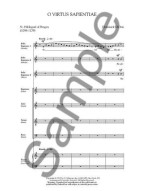 Dominick DiOrio: O Virtus Sapientiae (SATB) (noty na sborový zpěv, klavír) - SADA 5 ks
