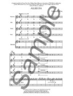 Dominick DiOrio: Alleluia (SATB) (noty na sborový zpěv, marimbu) - SADA 5 ks