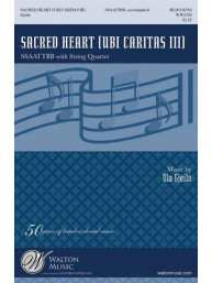 Ola Gjeilo: Ubi Caritas III (Sacred Heart) - SATB (noty na sborový zpěv, smyčcový kvartet) - SADA 5 ks