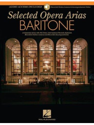 Selected Opera Arias Baritone Edition (noty na zpěv, klavír) (+audio)