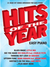 Hits Of The Year 2015 (noty na snadný sólo klavír)