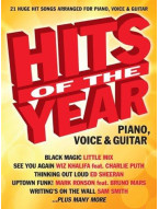 Hits Of The Year 2015 (noty na klavír, zpěv, akordy na kytaru)