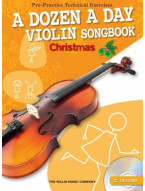 A Dozen A Day Violin Songbook: Christmas (noty na housle) (+audio)