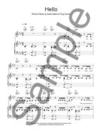 Adele: Hello (Piano, Vocal & Guitar) (noty na klavír, zpěv, akordy na kytaru)