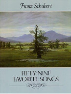 Franz Schubert: Fifty-nine Favorite Songs (noty na zpěv, klavír)