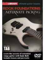 Lick Library: Rock Foundations Alternate Picking (video škola hry pro kytaru)
