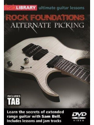 Lick Library: Rock Foundations Alternate Picking (video škola hry pro kytaru)