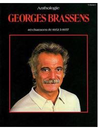 Georges Brassens: Anthologie, Volume 1 (noty na klavír, zpěv, akordy na kytaru)