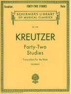 Rodolphe Kreutzer: 42 Studies (noty na violu)