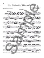 J.S. Bach: Six Suites For Violoncello Solo (noty na violoncello)