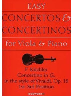 Ferdinand Kuchler: Concertino in G Op.15 (noty na violu, klavír)