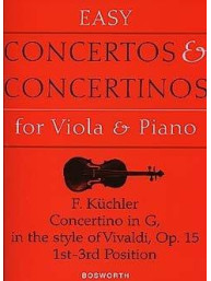 Ferdinand Kuchler: Concertino in G Op.15 (noty na violu, klavír)