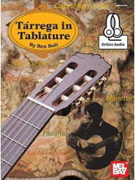 Ben Bolt: Tarrega In Tablature (noty, tabulatury na kytaru) (+audio)