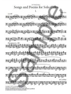 Philip Glass: Songs And Poems For Solo Cello (noty na violoncello)