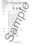 Bob Dylan Ukulele Chord Songbook (akordy, texty písní)