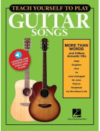 Teach Yourself To Play Guitar Songs: More Than Words And 9 More Acoustic Hits (noty, tabulatury na kytaru) (+audio & video)