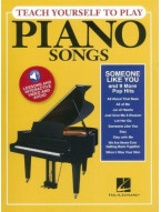 Teach Yourself To Play Piano Songs: Someone Like You And 9 More Pop Hits (noty na sólo klavír) (+audio & video)
