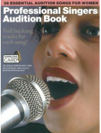 Professional Singers Audition Book (noty na klavír, zpěv, akordy na kytaru) (+audio)