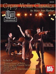 Mary Ann Harbar: Gypsy Violin Classics (noty na housle, klavír) (+audio)