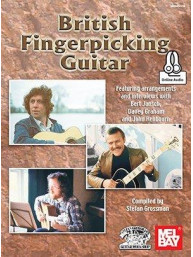 Stefan Grossman: British Fingerpicking Guitar (noty, tabulatury na kytaru) (+audio)