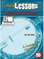 Joe Carr: First Lessons Tenor Banjo (noty, tabulatury na banjo) (+audio & video)