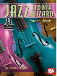 Martin Norgaard: Jazz Fiddle Wizard Junior - Book 1 (noty na housle) (+audio)
