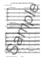 Judith Weir: I Love All Beauteous Things - SATB (noty na sborový zpěv, varhany) - SADA 5 ks