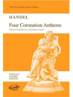 G.F. Handel: Four Coronation Anthems - SATB (noty na sborový zpěv, varhany)