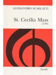 Scarlatti: St. Cecilia Mass - SATB (noty na sborový zpěv, varhany)