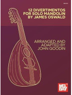 James Oswald: 12 Divertimentos For Solo Mandolin (noty, tabulatury na mandolínu)
