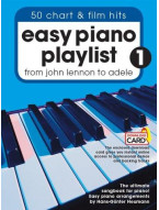 Easy Piano Playlist: 50 Chart & Film Hits From John Lennon to Adele Volume 1 (noty na snadný sólo klavír) (+audio)