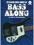 Bass Along: 10 Classic Rock Songs 3.0 (noty, tabulatury na baskytaru) (+audio)