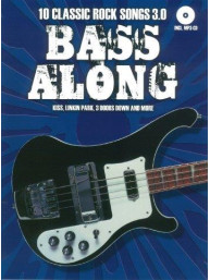 Bass Along: 10 Classic Rock Songs 3.0 (noty, tabulatury na baskytaru) (+audio)