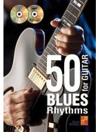 Tommy Mitchell: 50 Blues Rhythms For Guitar (noty na kytaru) (+CD & DVD)