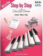 Edna Mae Burnam: Step By Step All-In-One Edition – Book 1 (noty na sólo klavír) (+audio)