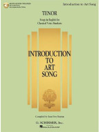 Introduction To Art Song For Tenor (noty na zpěv, klavír) (+audio)