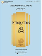 Introduction To Art Song For Mezzo-Soprano/Alto (noty na zpěv, klavír) (+audio)