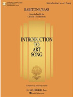 Introduction To Art Song For Baritone/Bass (noty na zpěv, klavír) (+audio)