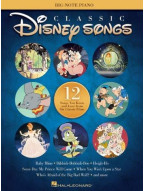 Classic Disney Songs - Big Note Piano Songbook (velké noty na snadný sólo klavír)