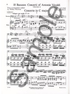 Antonio Vivaldi: 10 Bassoon Concerti For Bassoon And Piano Volume 2 (noty na fagot, klavír)