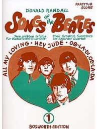 Songs Of The Beatles Vol.1 - Recorder Quartet - Scores/Parts (noty na zobcovou flétnu, kvartet)