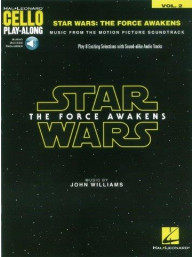 Hal Leonard Cello Play-Along: Star Wars - The Force Awakens Vol. 2 (noty na violoncello) (+audio)