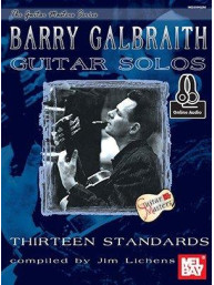 Jim Lichens: Barry Galbraith Guitar Solos - Thirteen Standards (noty, tabulatury na kytaru) (+audio)