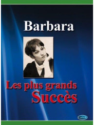Barbara: Plus Grands Succes (noty na klavír, zpěv, akordy na kytaru)