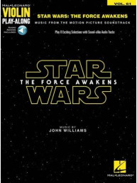 Violin Play-Along 61: Star Wars - The Force Awakens (noty na housle) (+audio)