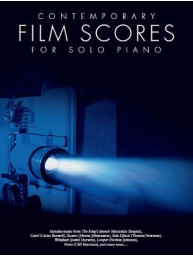 Contemporary Film Scores For Solo Piano (noty na sólo klavír)