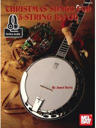 Janet Davis: Christmas Songs For 5-String Banjo (tabulatury na banjo) (+audio)