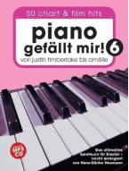 Piano Gefällt Mir! 50 Chart Und Film Hits - Band 6 (noty na sólo klavír) (+audio)